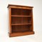 Antique Victorian Walnut Open Bookcase, Image 3