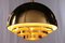 Vintage Brass Hanging Lamp from Vereinigte Werkstätten Collection, 1960s 3