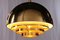 Vintage Brass Hanging Lamp from Vereinigte Werkstätten Collection, 1960s, Image 3