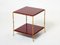 Bamboo, Brass and Lacquer End Tables from Maison Baguès, 1960s, Set of 2, Image 3