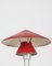 Vintage Table Lamp in Red Metal, 1960s 4