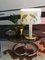 Lampada da tavolo in stile Hollywood Regency in ottone e vetro acrilico, Immagine 7