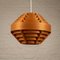 Swedish T510 Pendant Light in Wood by Hans Agne Jakobsson, 1960s, Image 4