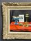 Jean Denis Malcles, Natura morta con foto e carte, anni '40, olio su cartone, con cornice, Immagine 4