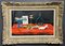 Jean Denis Malcles, Still Life with Picture & Papers, 1940s, Oil on Cardboard, Framed 1