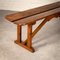 Antique Danish Pitch Pine Bench, 1900s, Image 7