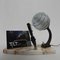 Art Deco Desk Lamp with Pen and Letter Holder, Image 16