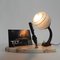 Art Deco Desk Lamp with Pen and Letter Holder 15