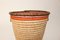 Basket Raffia Brass, Vienna, 1950s 4