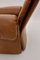 Mid-Century Modern Leather Lounge Chairs with Ottomans, Italy, 1960s, Set of 4, Image 10