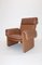 Mid-Century Modern Leather Lounge Chairs with Ottomans, Italy, 1960s, Set of 4 5