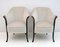 Fauteuils Projects en Velours de Giorgetti, Italie, 1980s, Set de 2 1