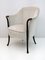 Italian Velvet Projects Armchairs from Giorgetti, 1980s, Set of 2, Image 3