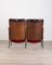 Vintage Kino Sessel aus rotem Stoff, 1970er, 2er Set 3