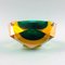 Murano Glass Sommerso Ashtray or Vide Poche by Flavio Poli for Seguso, Italy, 1960s 3