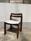 Mid-Century Modern Italian Dining Chairs in Walnut with Faux Leather Seat, 1970s, Set of 8, Image 4