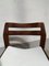 Mid-Century Modern Italian Dining Chairs in Walnut with Faux Leather Seat, 1970s, Set of 8, Image 6