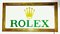 Cartel de distribuidor Rolex vintage grande de metal, Imagen 1