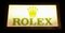 Großes Vintage Rolex Händler-Schild aus Metall 16
