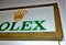 Large Vintage Rolex Dealer Sign in Metal 20