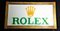 Cartel de distribuidor Rolex vintage grande de metal, Imagen 3