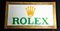 Großes Vintage Rolex Händler-Schild aus Metall 3