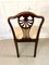 Antique Victorian Mahogany Dining Chairs, Set of 4 7