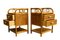 Tables de Chevet en Bambou, Jonc et Rotin, Italie, 1970s, Set de 2 2