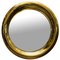 Large Modern Round Brass Mirror in Style of Goffredo Reggiani, Italy, 1970s, Image 1