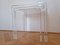 Mid-Century Acrylic Glass Nesting Tables, Italy, 1970s, Set of 3, Image 7