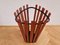 Mid-Century Teak Umbrella Stand, Denmark, 1960s, Set of 2 3