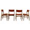 Teak Dining Chairs, Denmark, 1960s, Set of 4 1