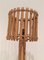 Rattan Table Lamp in the Style of Audoux Minet, 1950s, Image 5