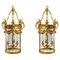 Gilt Bronze Lanterns in the style of the Louis XVI, Set of 2 1