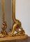 Consola y espejo de madera dorada, siglo XIX, Imagen 3