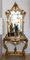 Consola y espejo de madera dorada, siglo XIX, Imagen 4