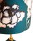 Lámpara de mesa italiana Mid-Century de cristal de Murano morado oscuro, años 50, Imagen 3