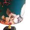 Lámpara de mesa italiana Mid-Century de cristal de Murano morado oscuro, años 50, Imagen 5