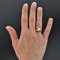 18 Karat Modern Diamond Cultured Pearl Yellow Gold Ring, Image 2