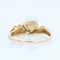 18 Karat Moderner Diamant Zuchtperle Gelbgold Ring 6