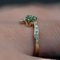 18 Karat 19th Century Yellow Gold Clover Shape Ring 12