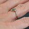 18 Karat 19th Century Yellow Gold Clover Shape Ring 13