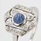 18 Karat French Art Deco White Gold Ring, Image 7