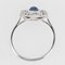 18 Karat French Art Deco White Gold Ring, Image 12