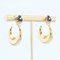 18 Karat Modern Yellow Gold Hoop Earrings, Set of 2 5