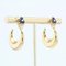 18 Karat Modern Yellow Gold Hoop Earrings, Set of 2, Image 5