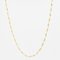 18 Karat Modern Yellow Gold Twisted Flat Wire Chain, Image 6