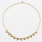 18 Karat French Yellow Gold Drapery Necklace, 1960s 3