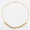 18 Karat French Yellow Gold Drapery Necklace, 1960s, Image 3