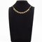 18 Karat French Yellow Gold Drapery Necklace, 1960s, Image 4